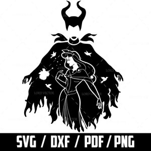 Sleeping Beauty SVG, Maleficent Svg, Princess svg, Princess Aurora Png, Digital download
