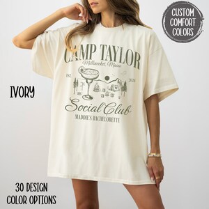 Retro Camp Bachelorette Shirt Custom Camping Bachelorette Party Shirt Social Club Bridesmaid Gifts Mountain Bachelorette Outdoor Hiking Bach