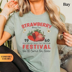 Comfort Colors Vintage Strawberry Shirt Strawberry Tshirt Kawaii Fruit Shirt Strawberry Gifts Strawberry T shirt Strawberry Festival T-shirt