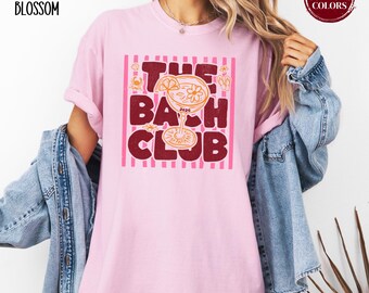 Custom Beach Bachelorette Bach Club Shirt Comfort Colors Margarita Cocktail Bridal Party Tee Gifted Bridesmaid Shirt Floral Wedding Tshirt