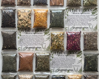 Witchcraft Apothecary Kit | Apothecary Herbs | Spell Work | Botanicals | Loose Incense | Witchcraft Supplies | Witch Kits