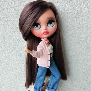 Blythe TBL doll Kuan qianqian, Qbaby BJD custom Dian Blythe doll ooak