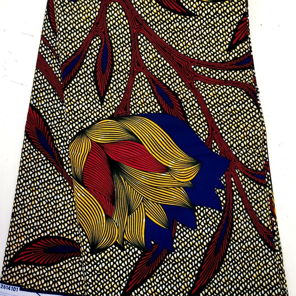 Elegant and Exclusive Design Ankara African Wrapper Wax Print -Sell by 6 Yards- 100% cotton- For Dresses/ For Men and Women/