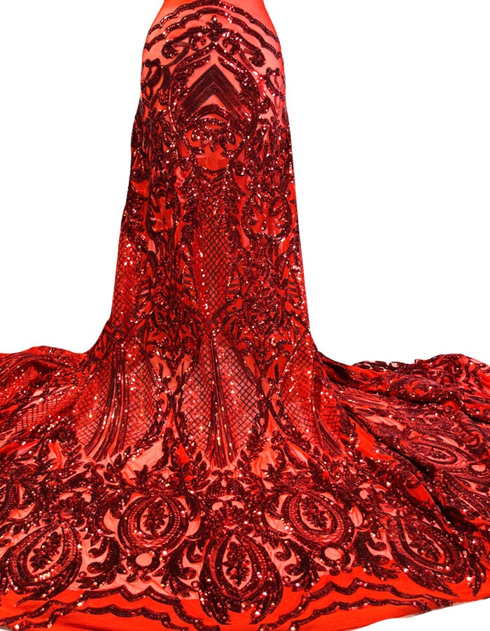 sequin fabric dress design