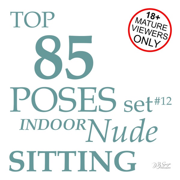 18+ Nude set digital images of poses for models, sitting poses, indoor, mood board, inspiration, female pose ideas, resources, poses set 12
