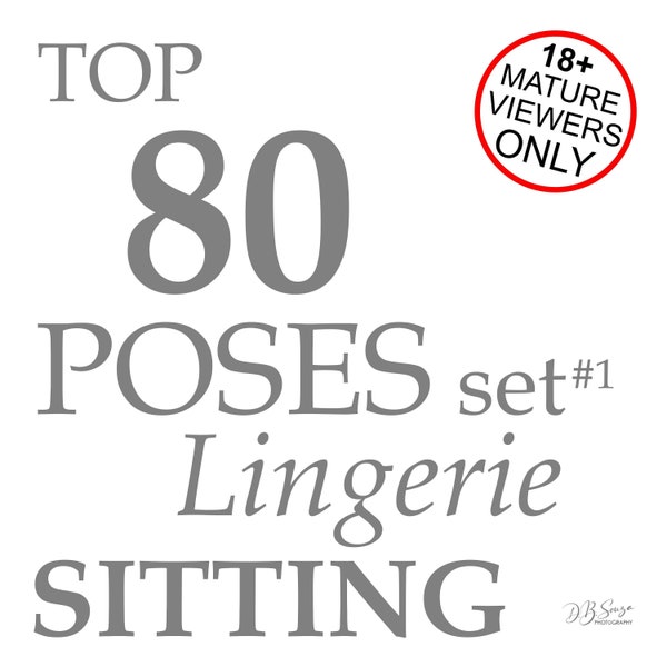 Lingerie set of digital images for sitting model poses, reference source, mood board, inspiration, pose ideas, pose resources, poses set #1