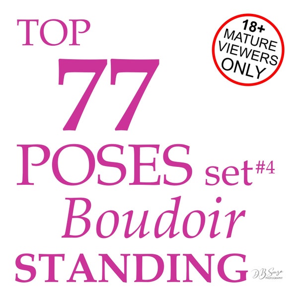 Boudoir set of digital images for poses for models, standing poses, reference, mood board, inspiration, pose ideas, resources, poses set #4