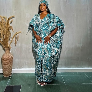 African kaftan bubu damask outfit for every woman made with quality damask fabric  bubu summer spring , Easter outfits spring