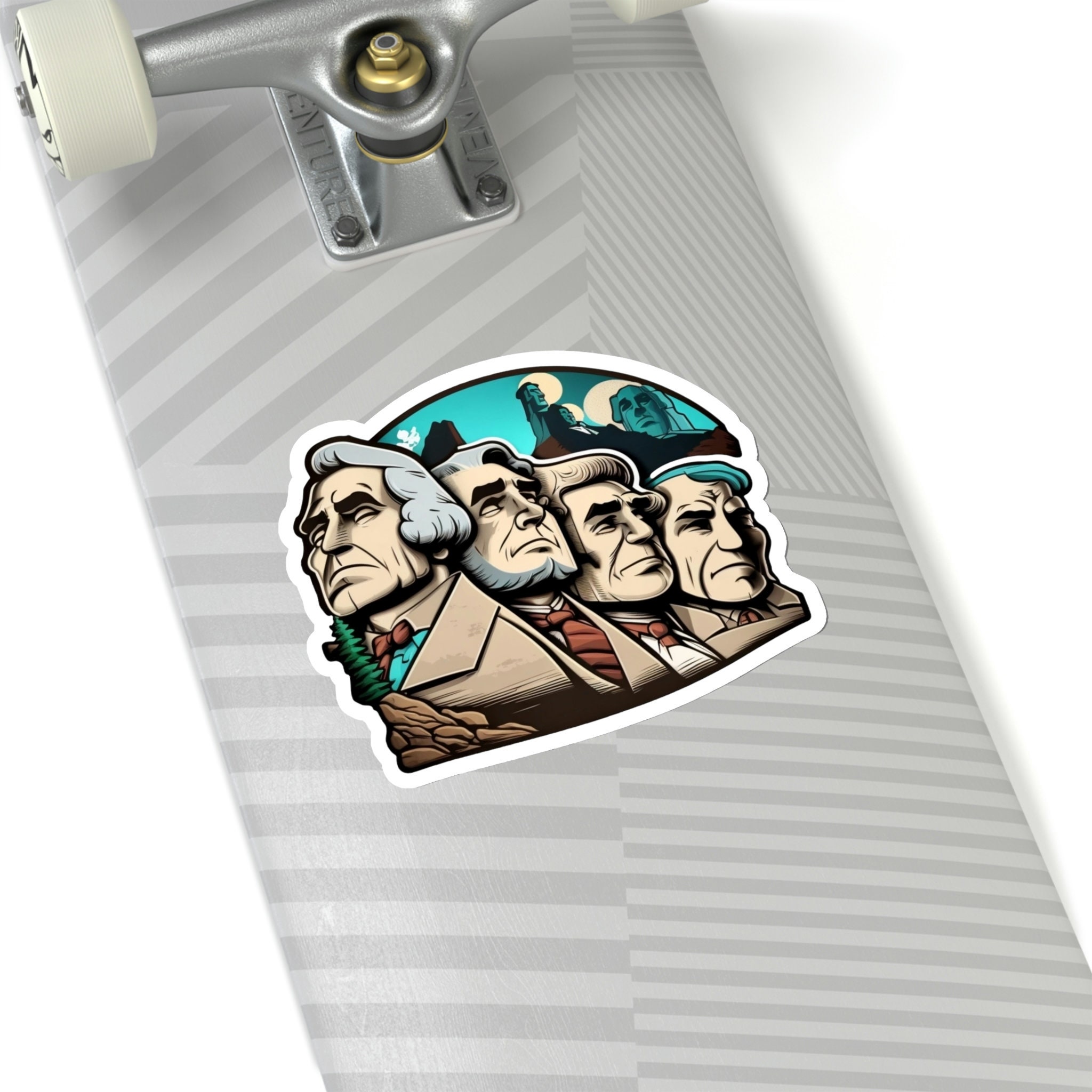 Mountain Rushmore Sticker Retro Mount Rushmore Sticker Mt. Etsy