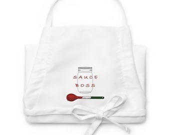 Embroidered Sauce Boss Apron