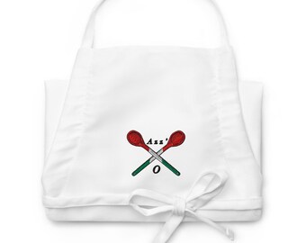 Embroidered Azz O  Apron (white)