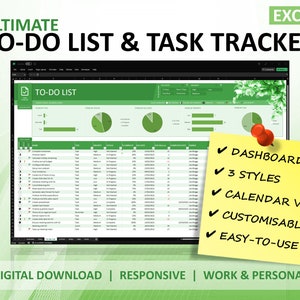 Ultimate Task Tacker i arkusz kalkulacyjny listy zadań do wykonania w programie Excel