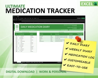 Ultimate Medication Tracker Spreadsheet