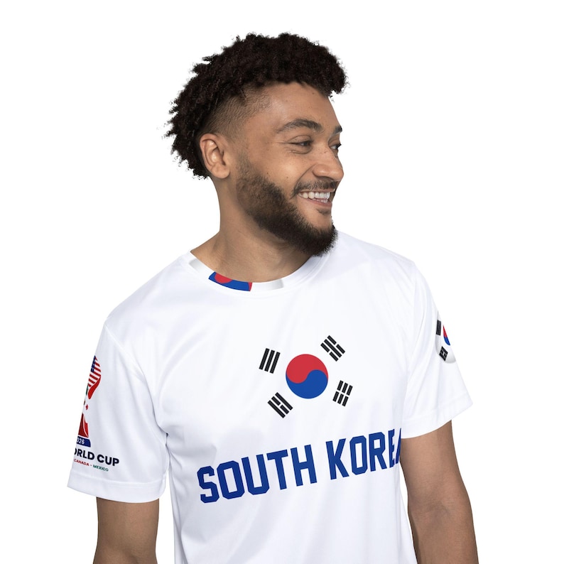 Camiseta de fútbol con la bandera de Corea del Sur / Camiseta personalizada con nombre y número imagen 8