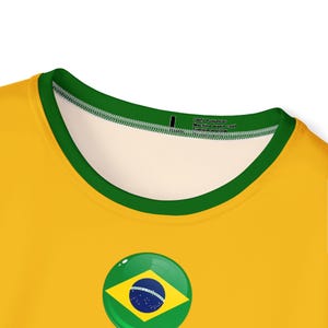 Brazil Football Jersey | 2026 World Cup Fan Shirt, Custom Name Number 10 Bild 3
