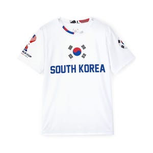 Camiseta de fútbol con la bandera de Corea del Sur / Camiseta personalizada con nombre y número imagen 1