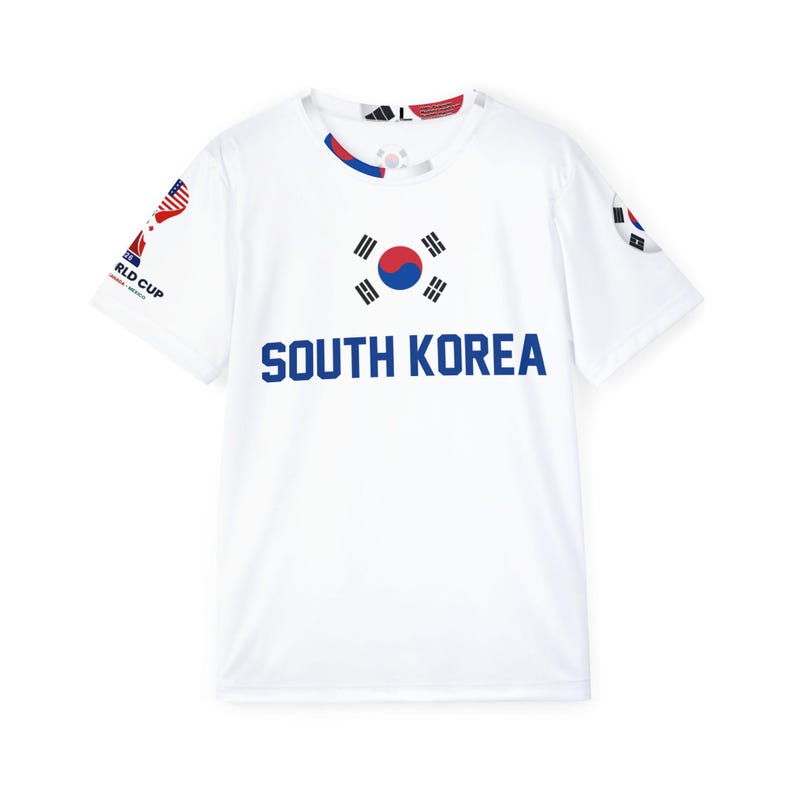 Camiseta de fútbol con la bandera de Corea del Sur / Camiseta personalizada con nombre y número imagen 1