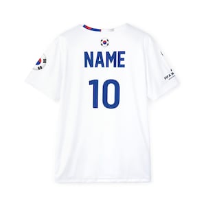 Camiseta de fútbol con la bandera de Corea del Sur / Camiseta personalizada con nombre y número imagen 2