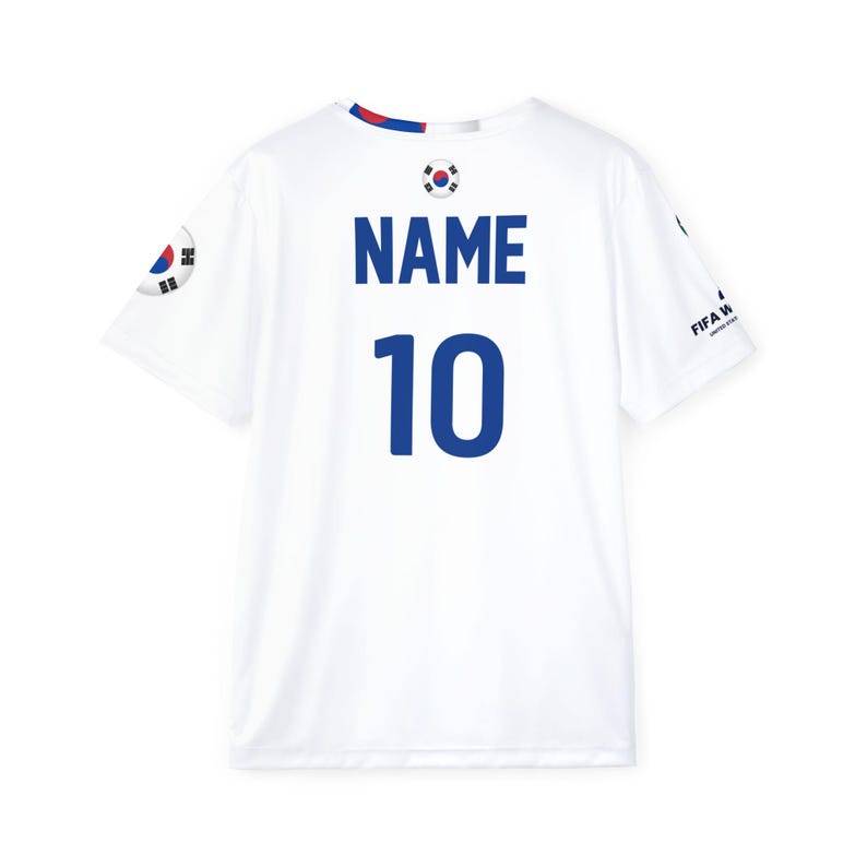 Camiseta de fútbol con la bandera de Corea del Sur / Camiseta personalizada con nombre y número imagen 2