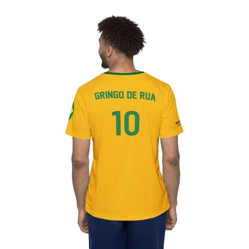 Brazil Football Jersey | 2026 World Cup Fan Shirt, Custom Name Number 10 Bild 5