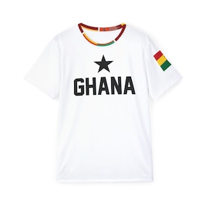 Camiseta de fútbol de Ghana, camiseta de fútbol / camiseta numerada de la selección nacional