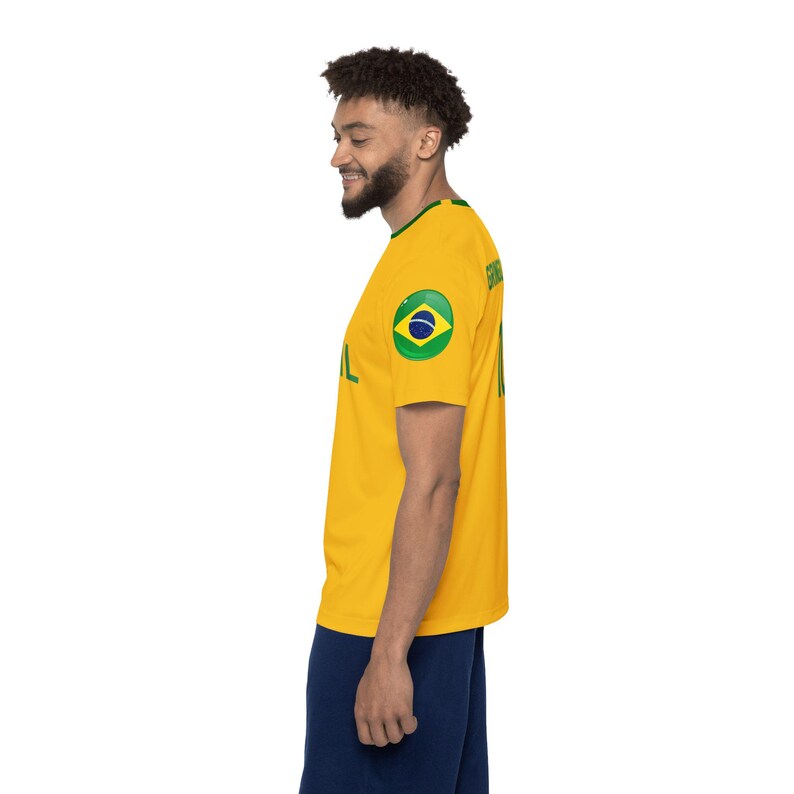 Brazil Football Jersey | 2026 World Cup Fan Shirt, Custom Name Number 10 Bild 6