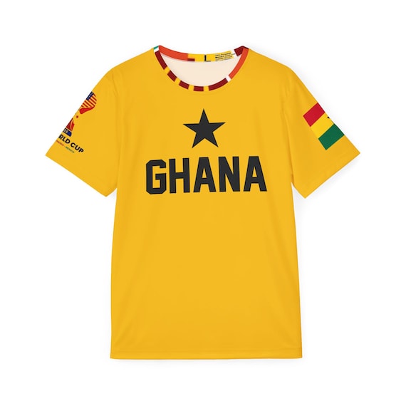 Ghana Football Jersey, Soccer Shirt | National Team Numbered Jersey
