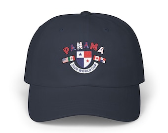 Panama embroidered Classic Dad Cap | Panama flag travel souvenir baseball hat