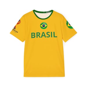 Brazil Football Jersey | 2026 World Cup Fan Shirt, Custom Name Number 10 Bild 1