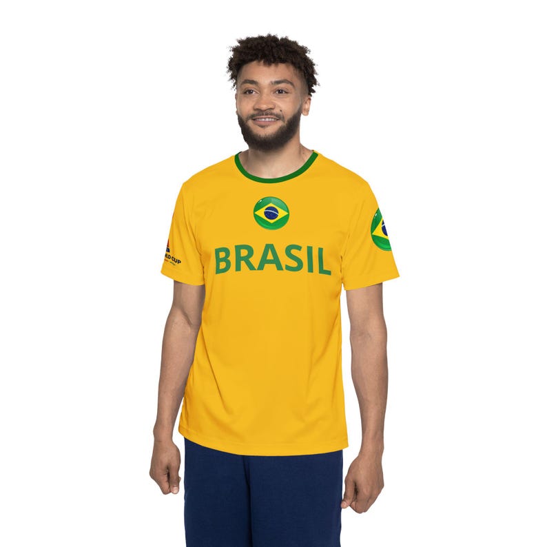 Brazil Football Jersey | 2026 World Cup Fan Shirt, Custom Name Number 10 Bild 9