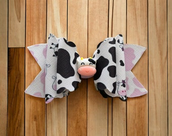 Rhyea Nicole Mirage Girls Cow Hair Bow