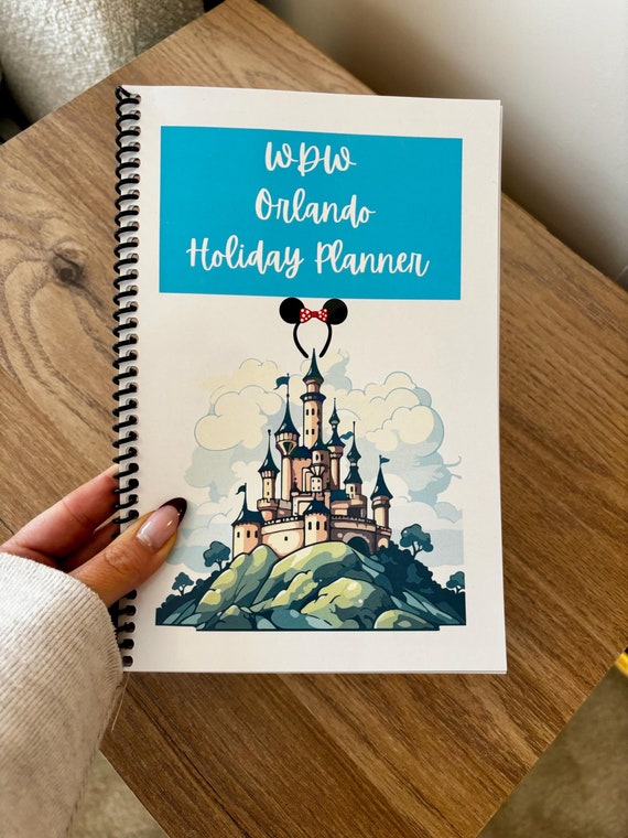 Disney WDW Orlando Holiday Planner & Stickers