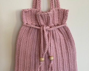 Pink Crochet bag, Handmade Bags, Cute bag, Summer bag, gift for girls, Shoulder bag, pink purse, crochet Trendy bag