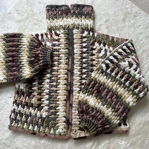 Wool cardigan, Chunky Cardigan, Colorful Cardigan, Fall handknit, Christmas cardigans, Boho cardigan, Fall fashion sweater, Christmas gift