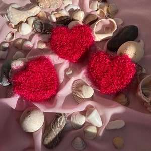 Heart Keychain, pink unique punch keychain, Bag accessory, cute gifts for girl, love Keychain, Bff gifts, pink heart charm,