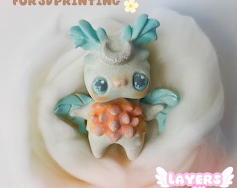 Moth Pixie STL File, 3D Printing Fidget Toy (Digital Download)