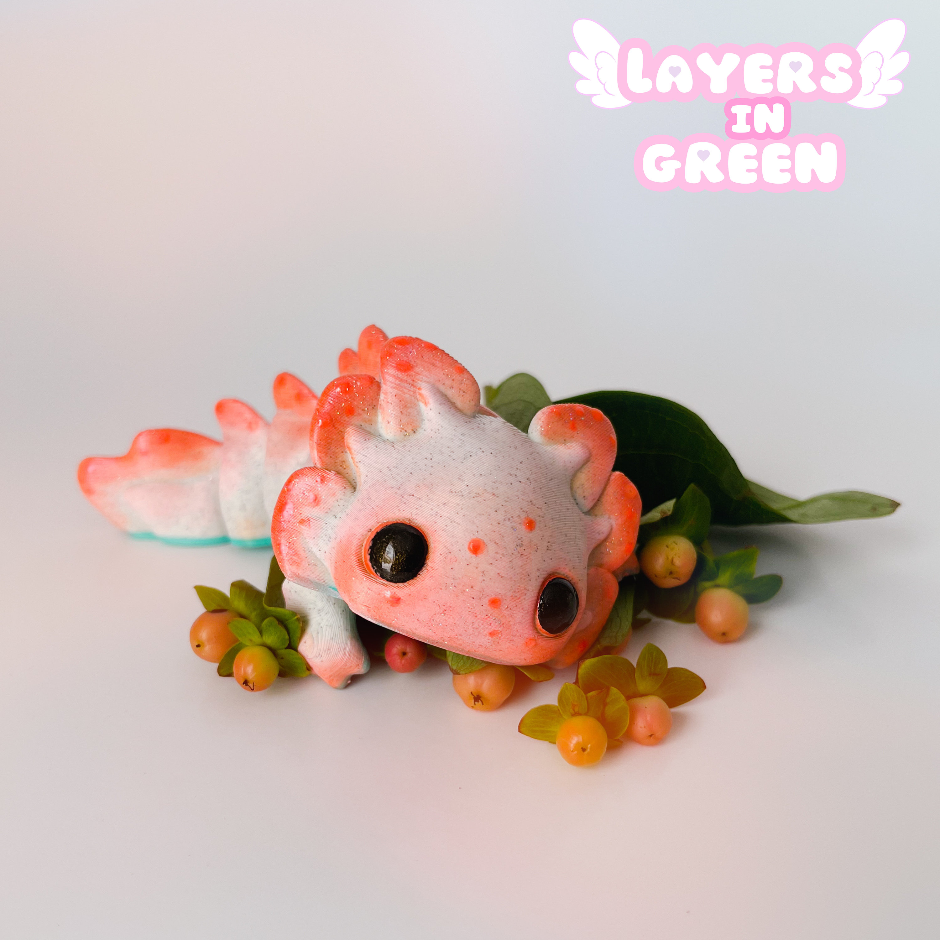 Axolotl Una Pagina Della Cartella Dei Colori. Disegno Grafico Di Struttura Del Giocattolo Con Esempio Colorato Un Foglio Image249681343 - Foto 6