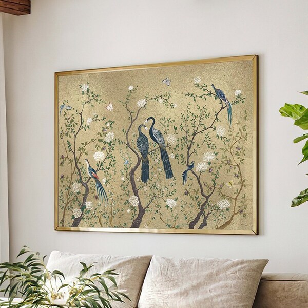 Chinoiserie Wall Art Etsy