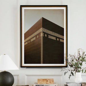 Mosque Art Print, Islamic Wall Art Muslim Architecture Poster Arabic Decor, Eid Ramadan Gift, Large Wall Art Canvas #2020