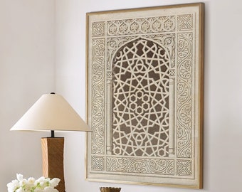 Mosque Art Print, Islamic Wall Art Muslim Poster Arabic Decor, Eid Ramadan Gift, Large Wall Art Canvas #1996