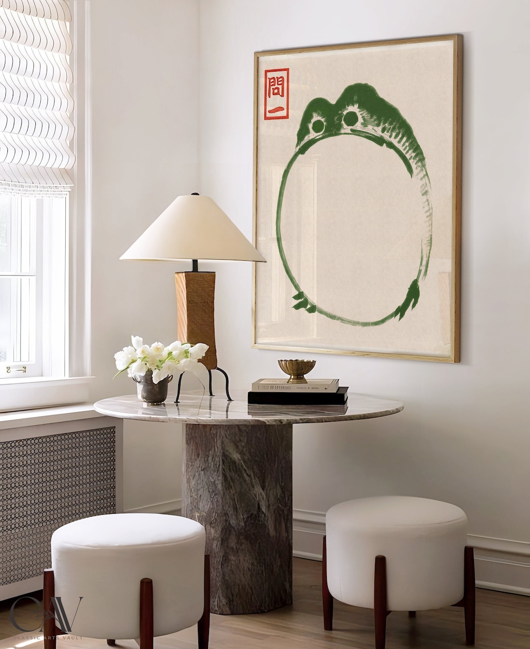 Matsumoto Hoji Frog Japanese Art Print Poster Asian Decor Japandi Wabi ...