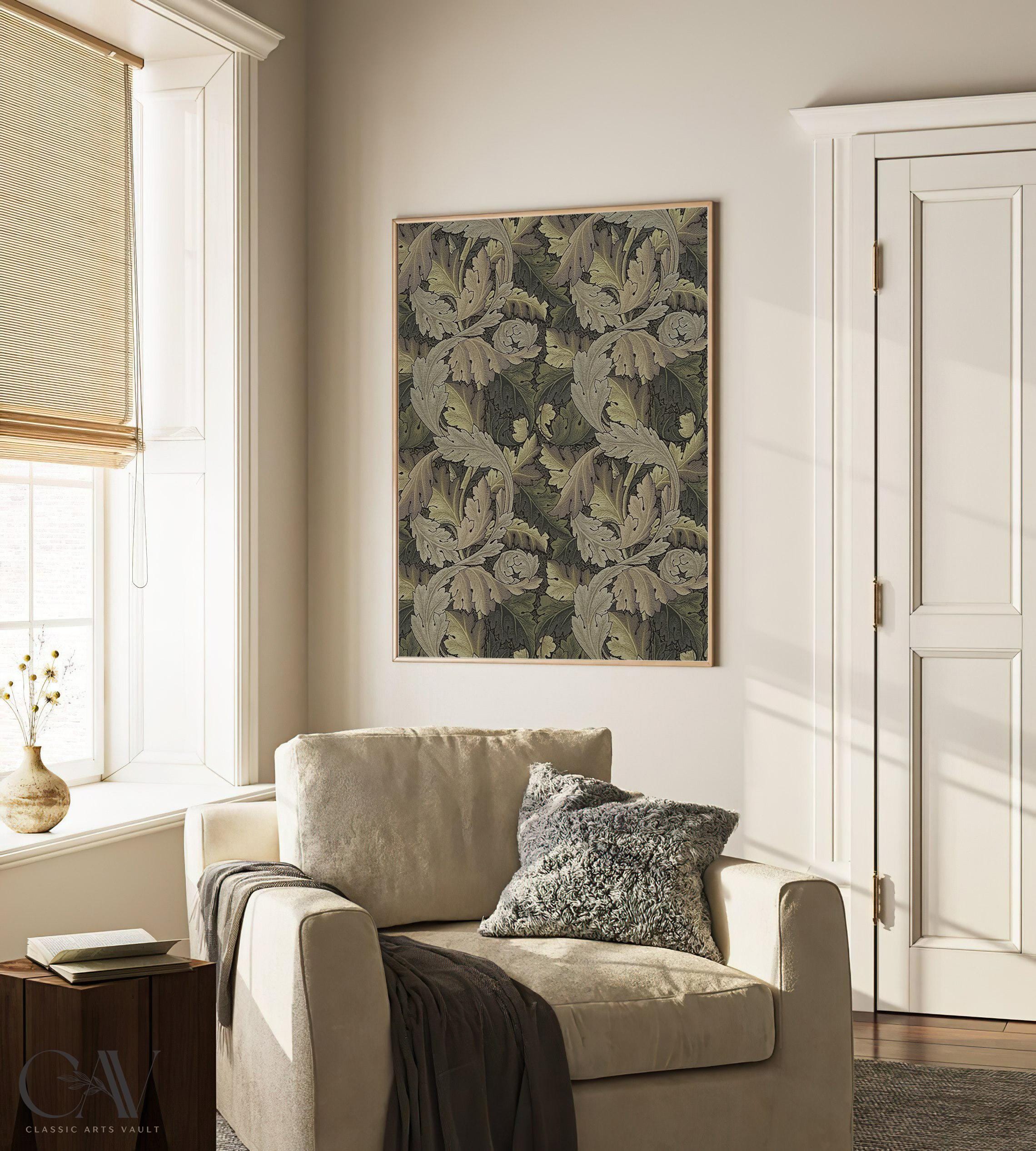 Acanthus - Forest Hemp, William Morris Print, Exhibition Poster