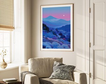 Aso-kuju National Park Japan Nature Landscape Painting Vacation