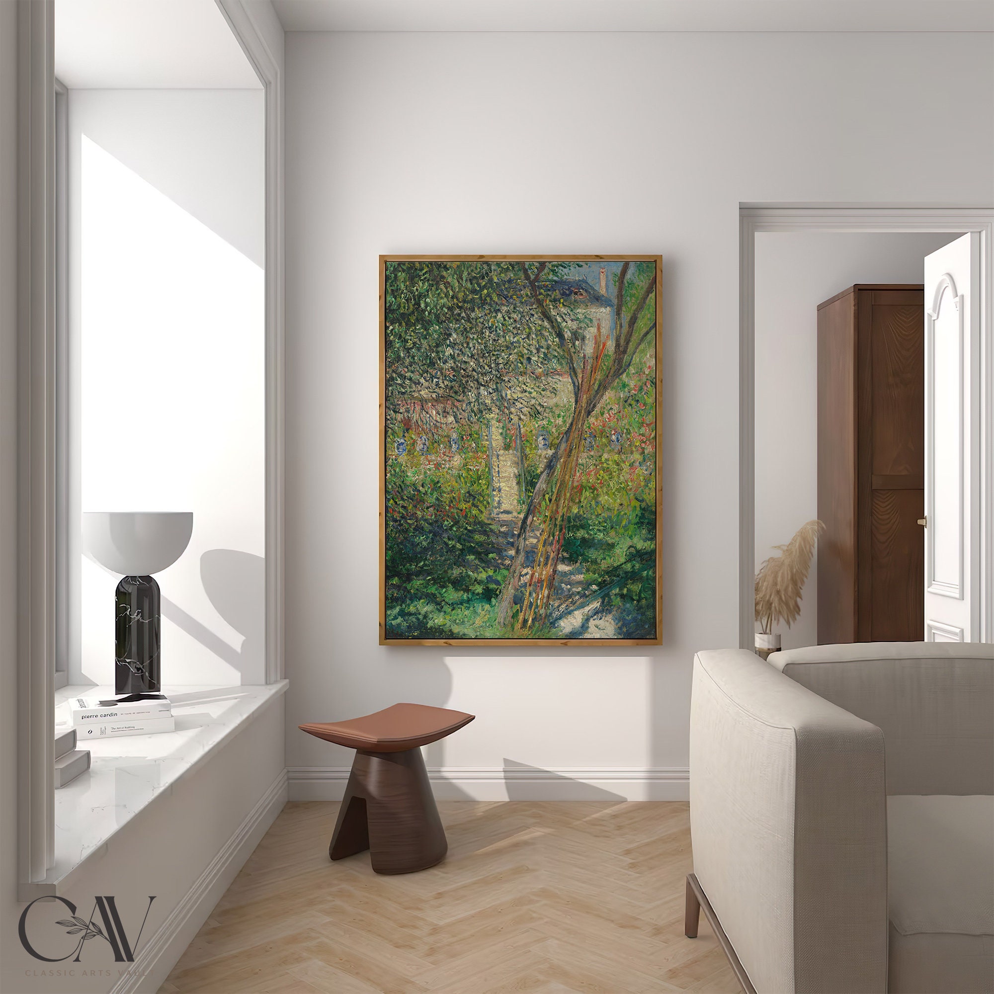 Claude Monet Summer Vintage Spring Landscape Rustic Country Painting ...