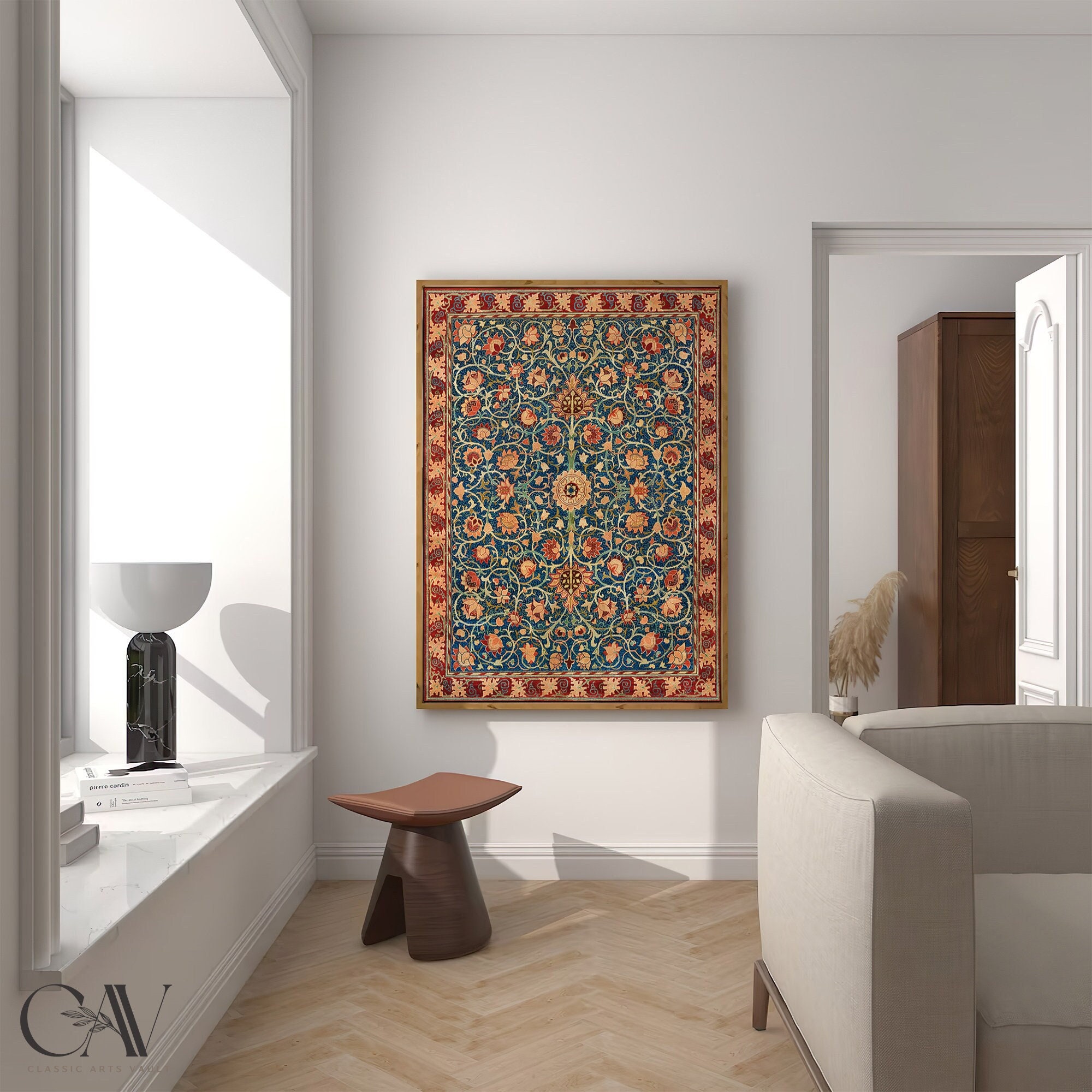 Holland Park Carpet, William Morris Print, Exhibition Poster