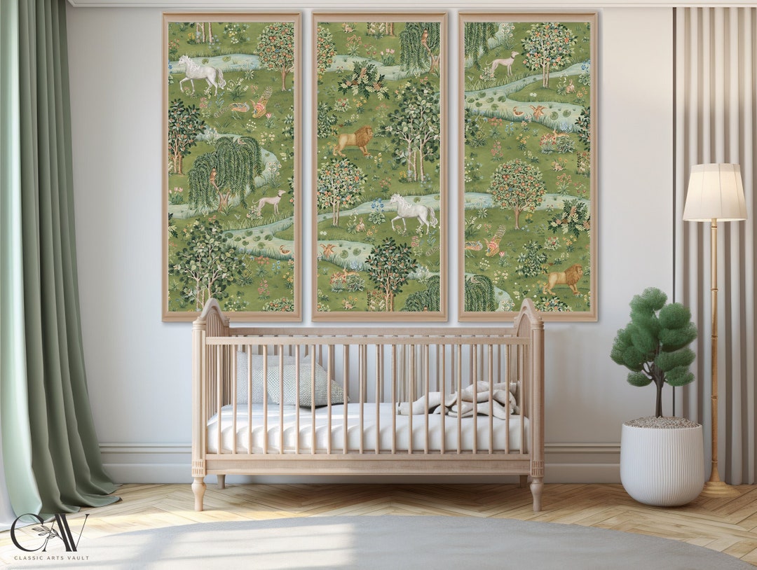 Owl & Willow William Morris Framed Canvas Giclee Print Art Nouveau 3