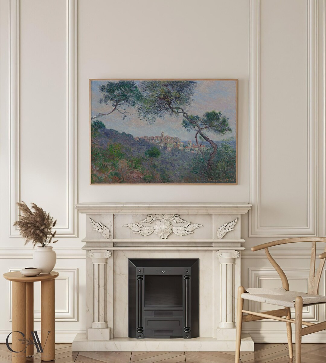 Claude Monet Summer Vintage Spring Landscape Rustic Country Painting ...