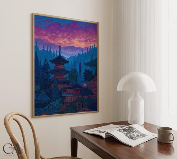 Koyasan Mount Koya Japan Historical Landscape Painting Vacation