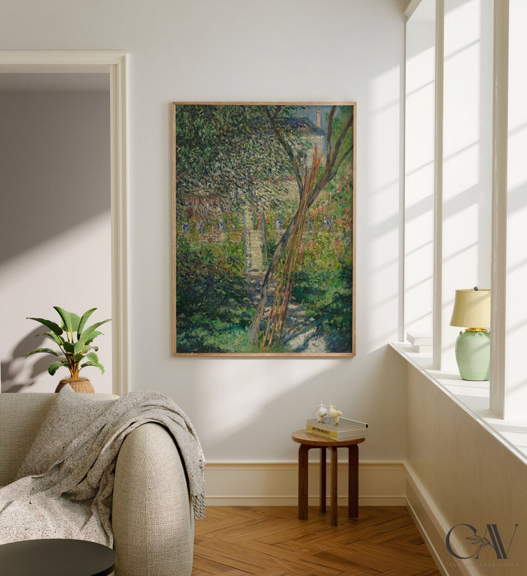 Claude Monet Summer Vintage Spring Landscape Rustic Country Painting ...