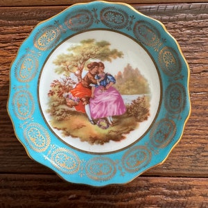 Französische Limoges Porzellanschale, klein, antik, Porzellan, Frankreich